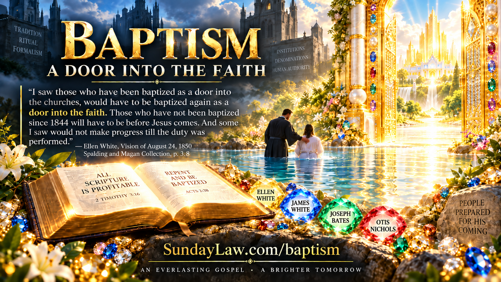 Baptism as a door into the faith — James White online reader