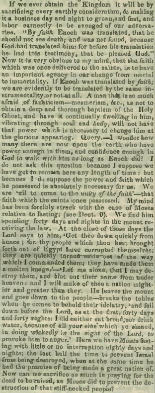 Crosier sanctuary excerpt about obtaining the kingdom