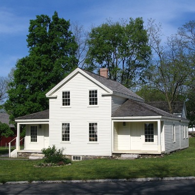The 1856 White home in Battle Creek, Michigan, where Ellen White wrote Spiritual Gifts, Volume 1 — the first edition of The Great Controversy