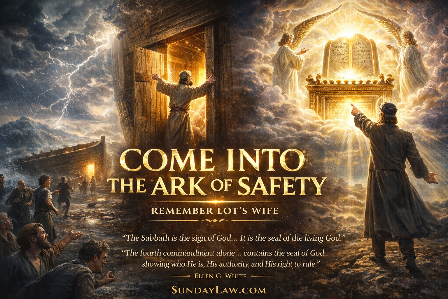 The Ark of the Covenant in the Most Holy Place — the Ten Commandments, the Seal of God